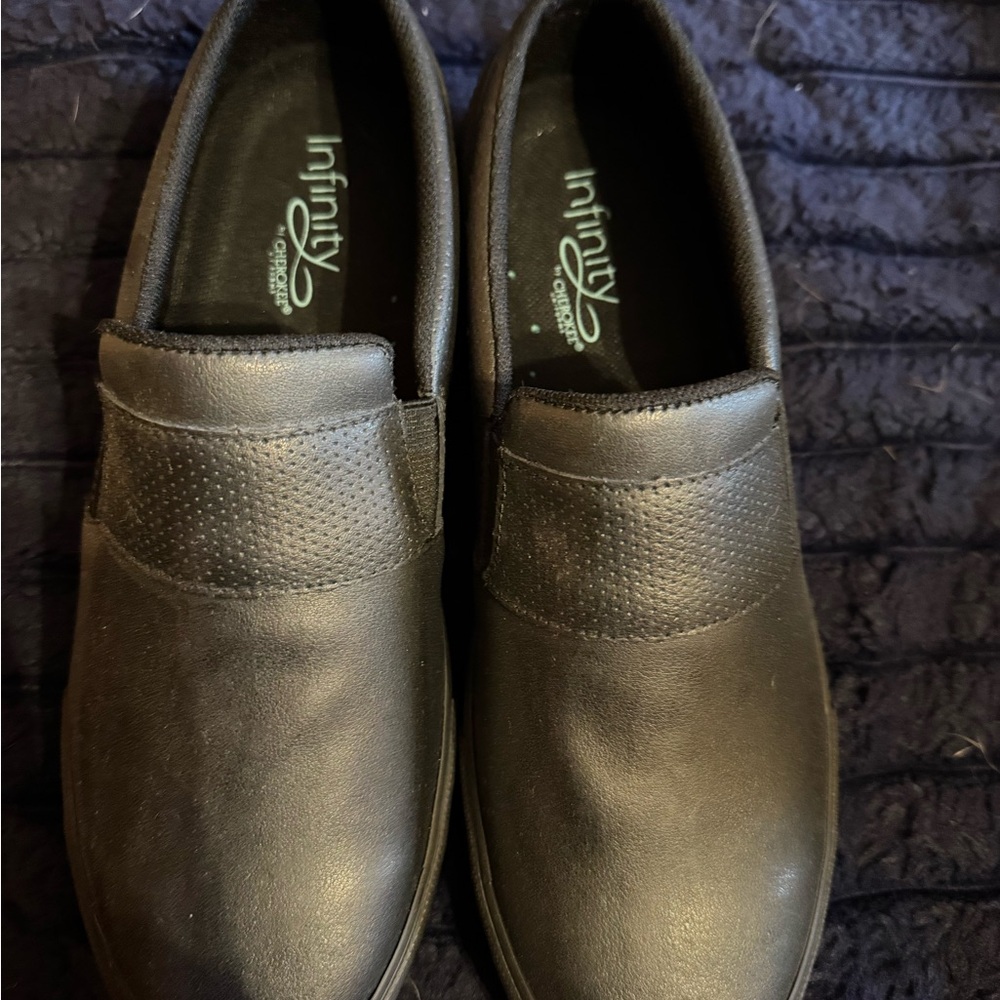 Infinity Black Slip-On Shoes never worn